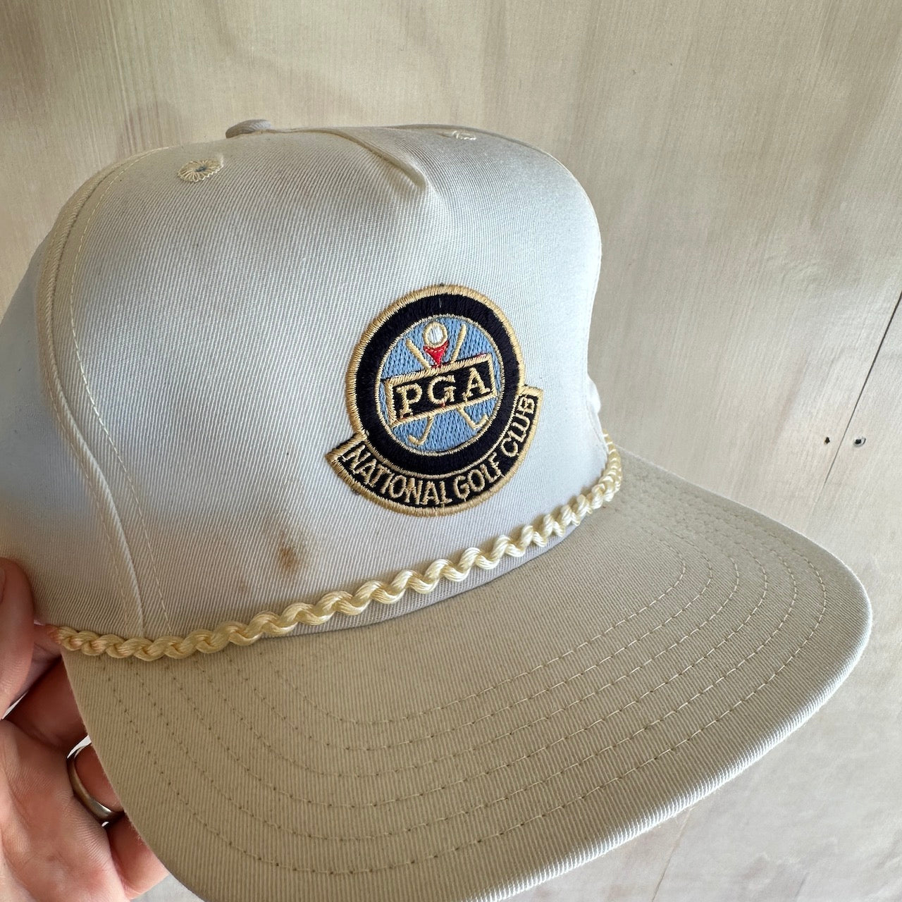 Vintage PGA National Rope Golf Snapback Hat