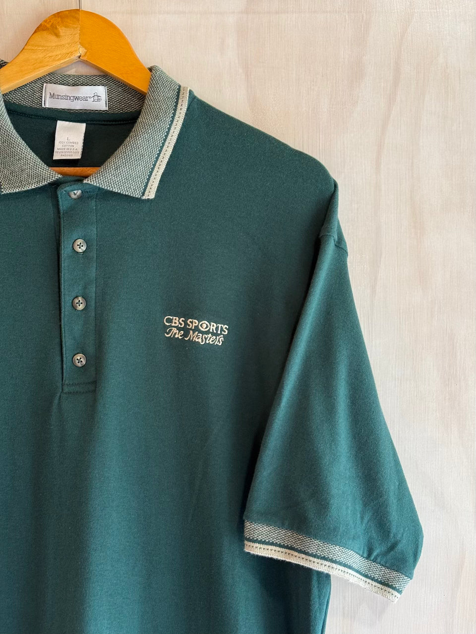 Vintage Masters CBS Sports Golf Polo (L)