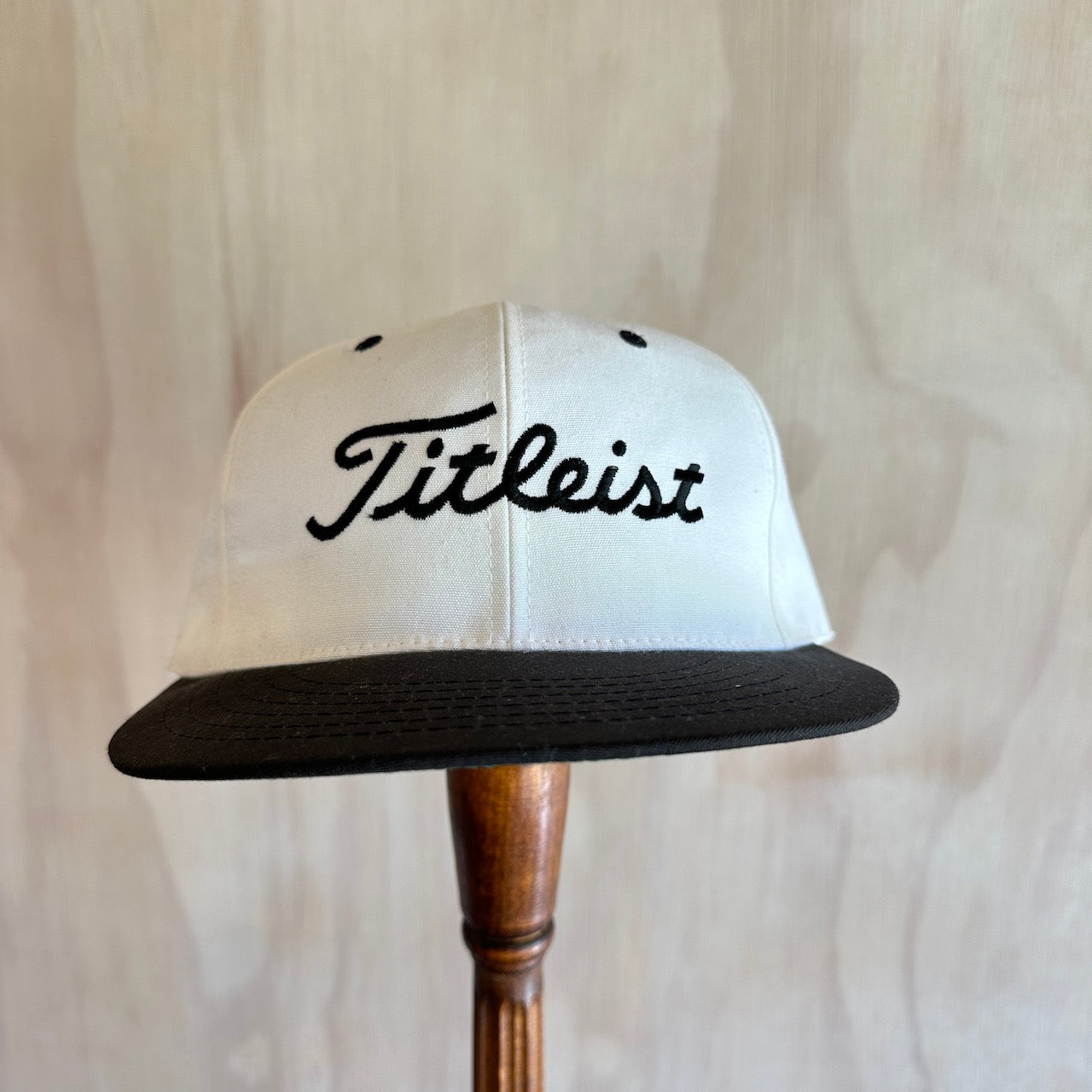 Vintage Titleist Wide Brim Leather Strap Golf Hat by Texace (Like New)