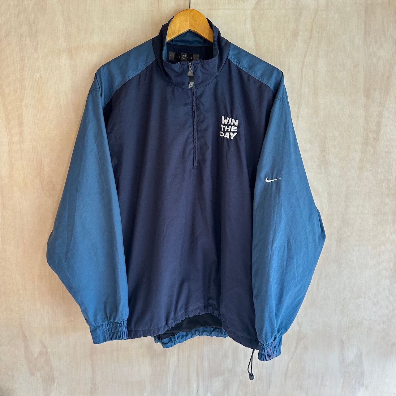 Vintage Nike Win The Day embroidered 1/4 Zip Jacket (L)