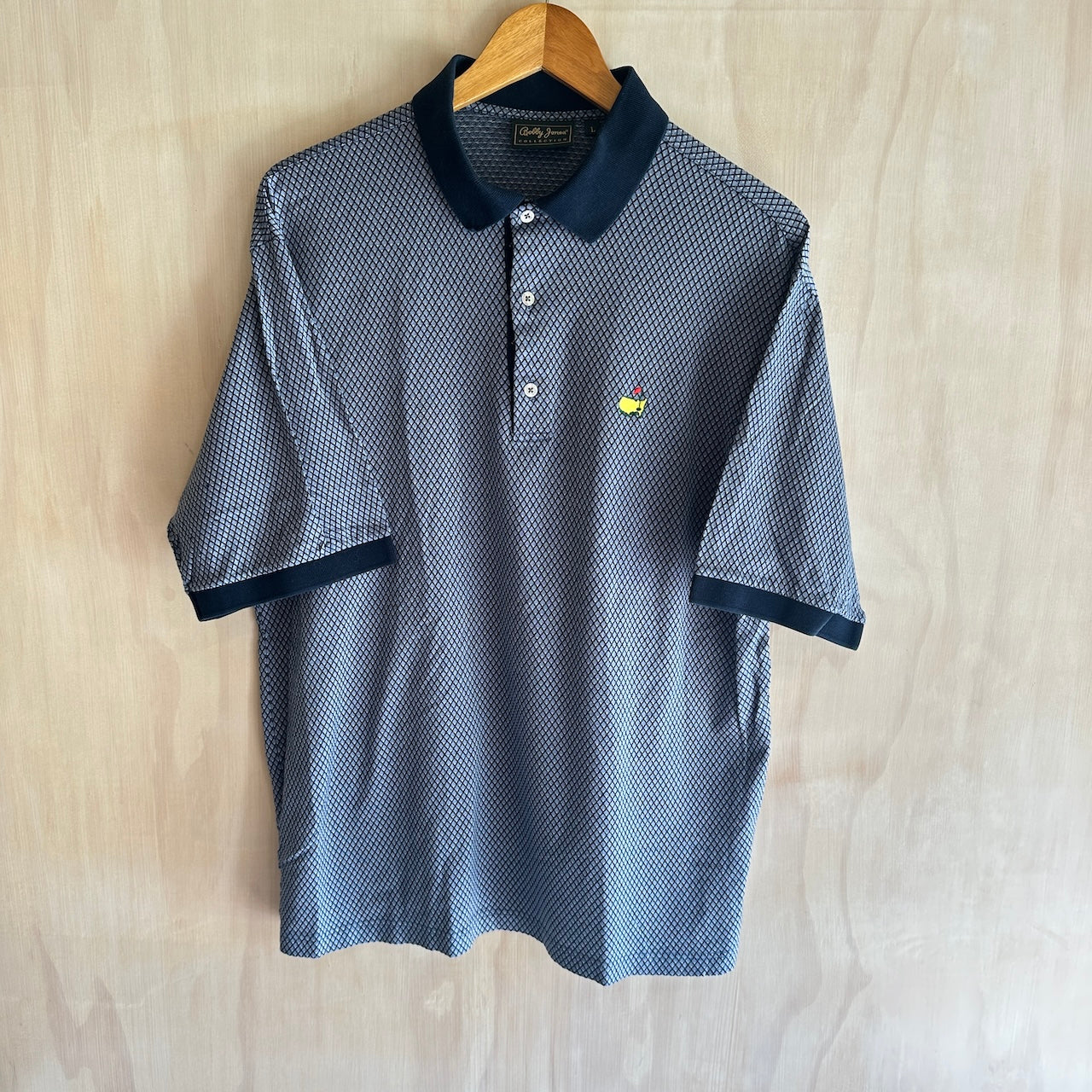 Vintage Bobby Jones Masters Golf Polo Blue (L)