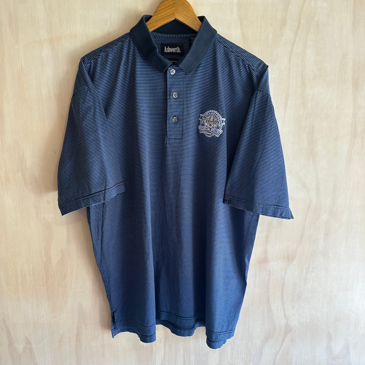 2004 PGA Championship Whistling Straits Golf polo by Ashworth (XL)