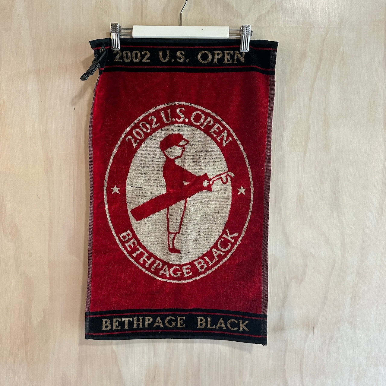 2002 U.S. Open Bethpage Black Golf Towel (Red)