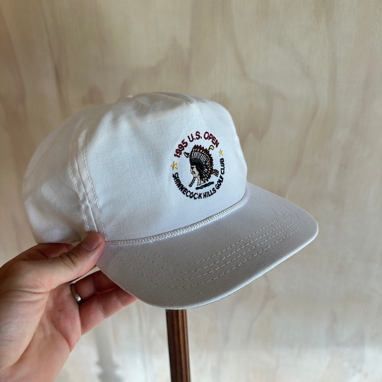 1995 U.S. Open Shinnecock Leather Strap Hat (NWT)