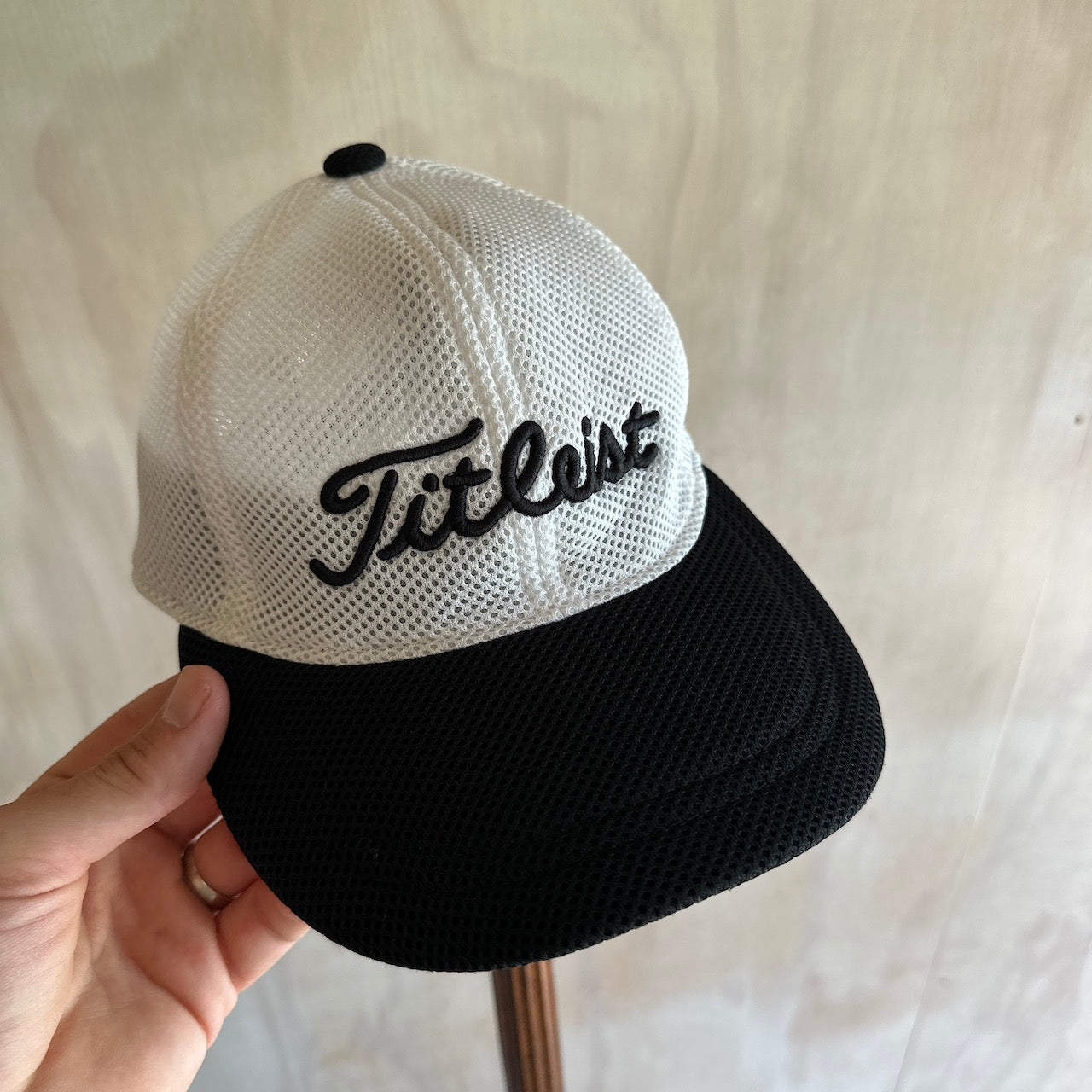 Vintage 2-Tone Japanese Titleist Mesh Hat Adjustable Strap