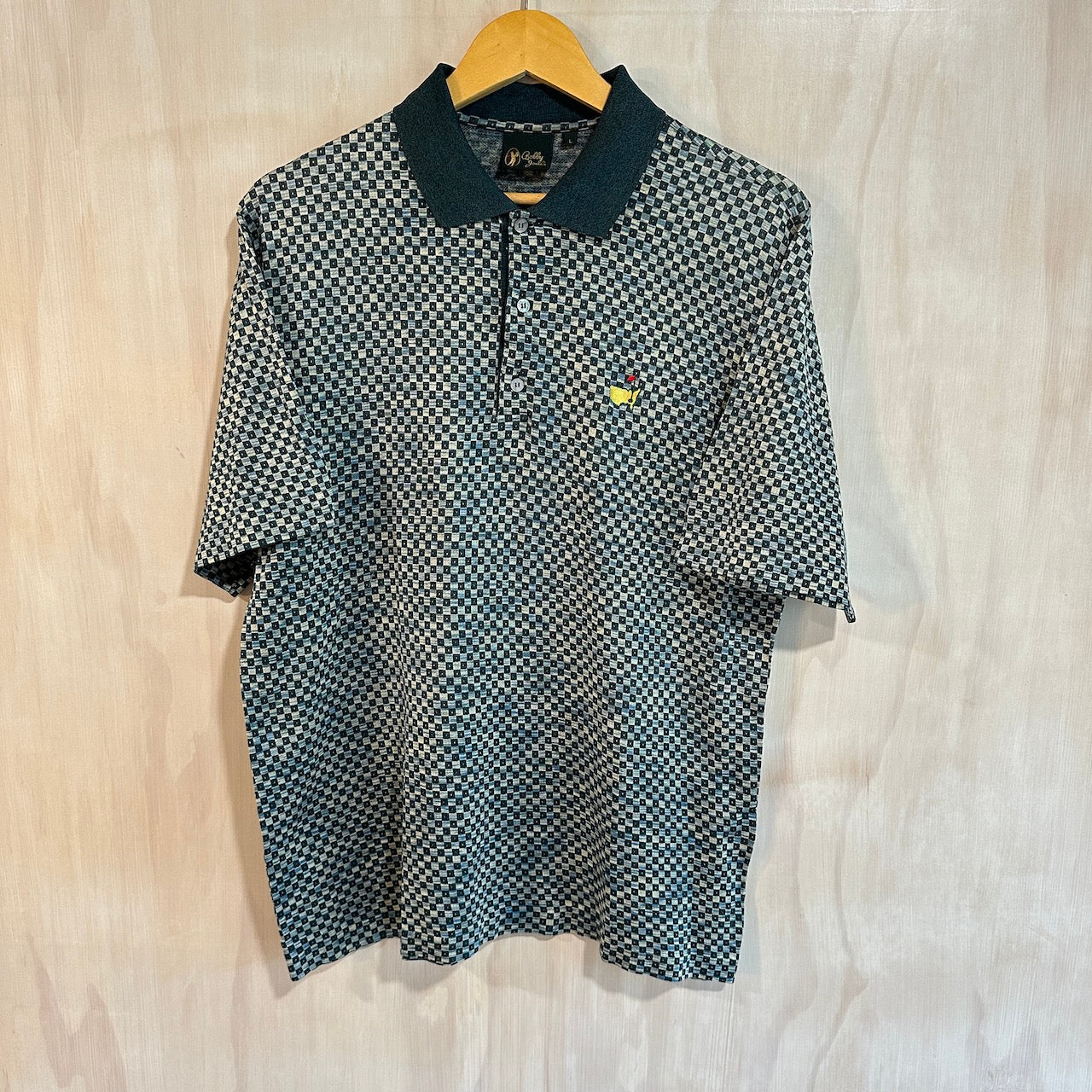 Vintage Masters Geometric Golf Polo by Bobby Jones (L)