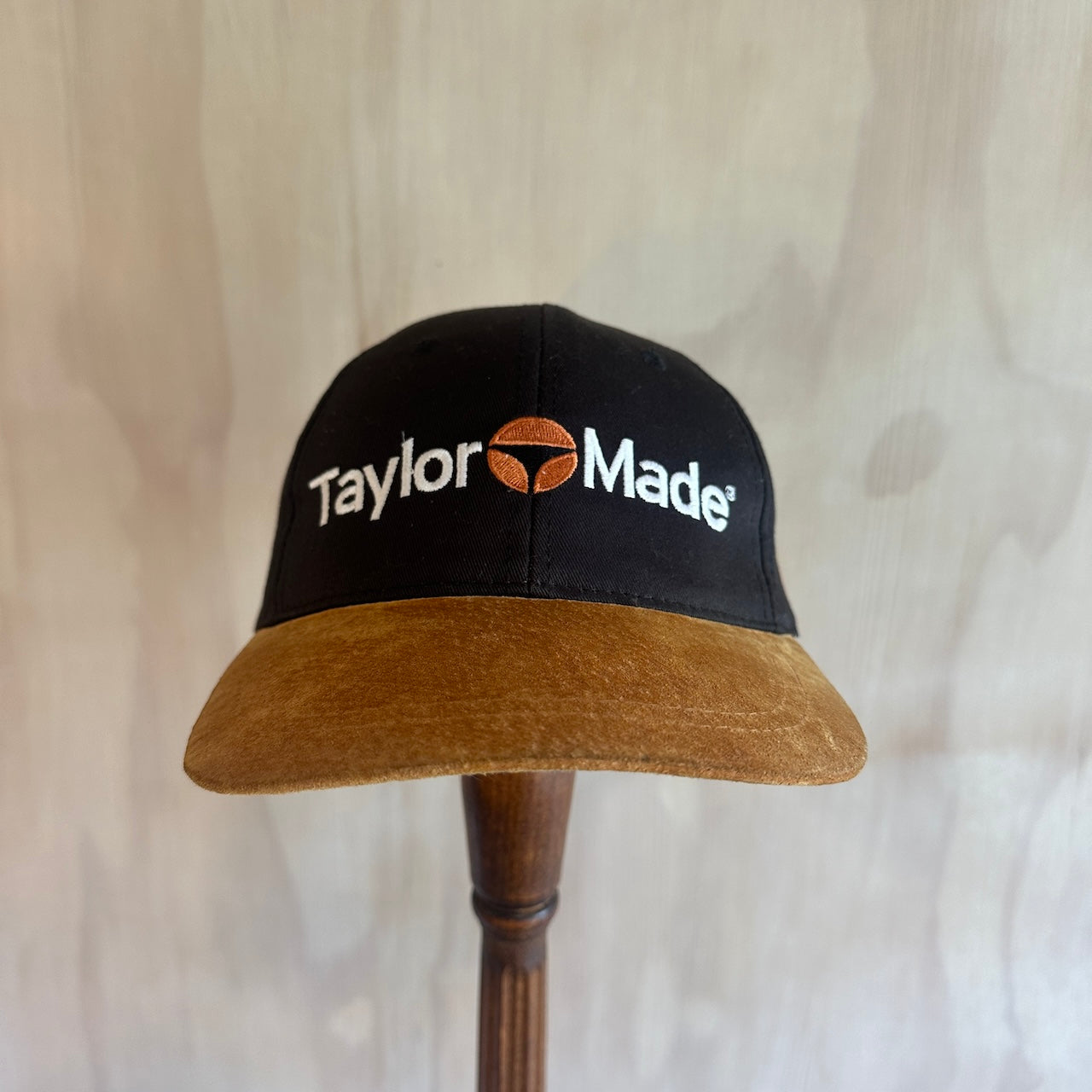 Vintage Taylormade 'Find Your Game' Two Tone Golf Hat with Leather Strap