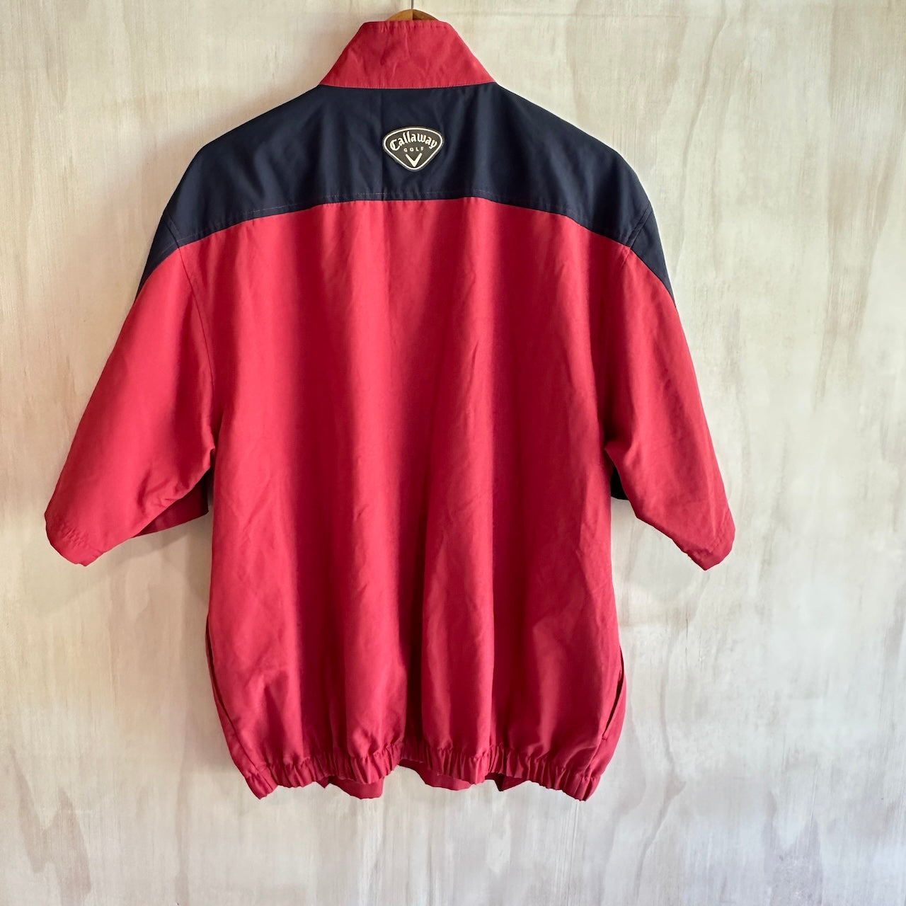 Vintage Callaway Golf 1/4 Zip Short Sleeve Pullover (L)