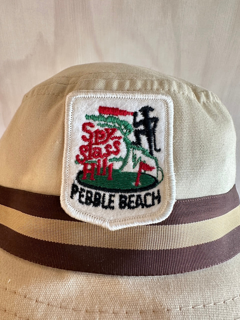 Vintage Syglass hill Pebble Beach bucket Hat by Imperial