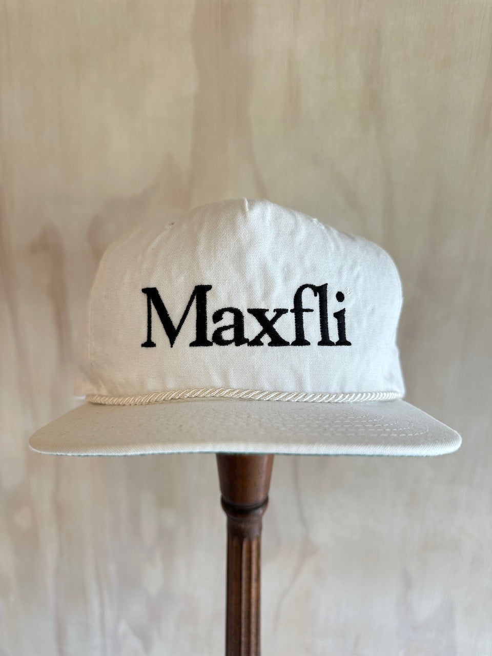 Vintage Maxfli Rope hat by Texace leather strap