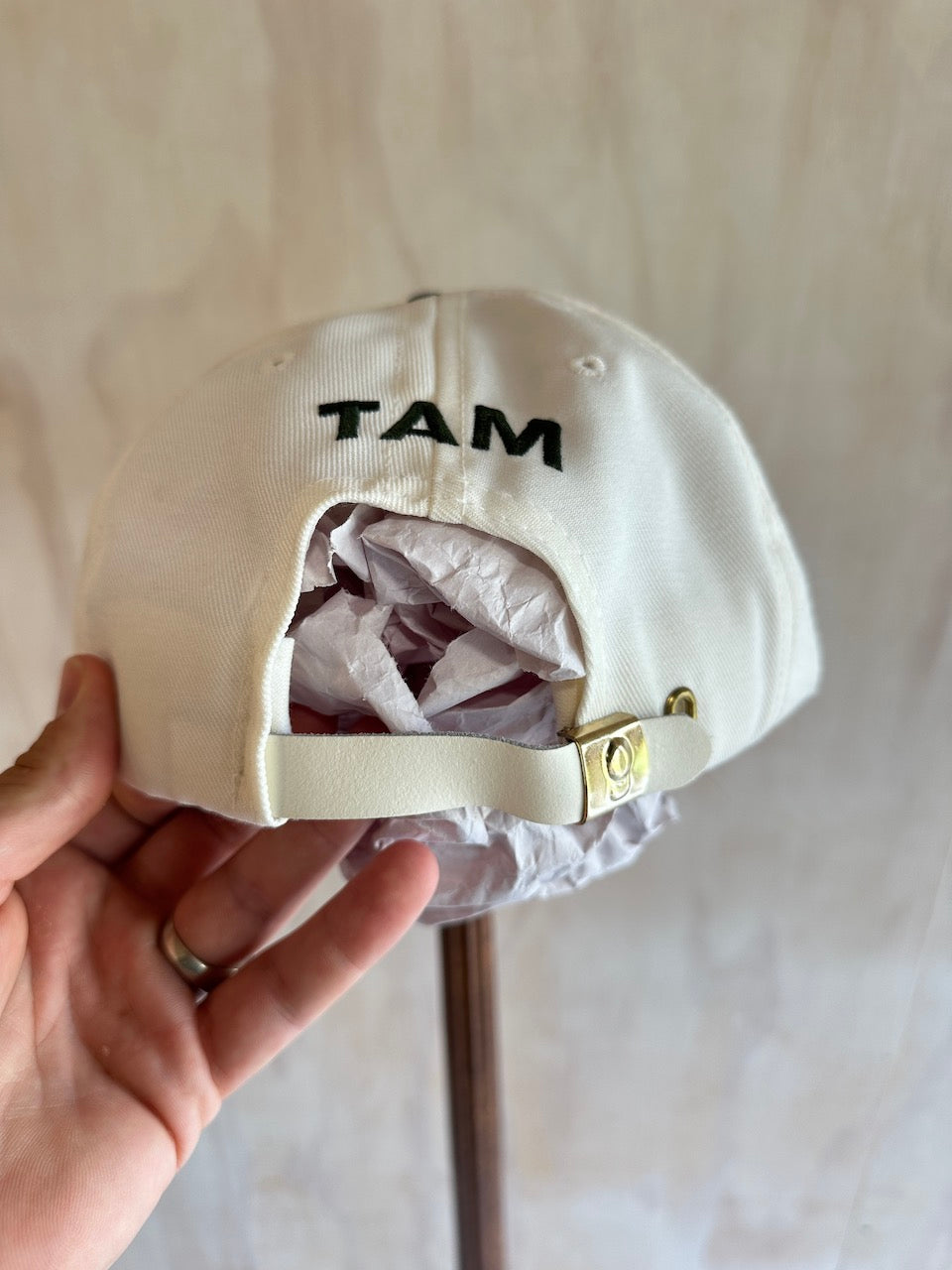 Vintage Tam Golf Hat by Imperial Leather Strap