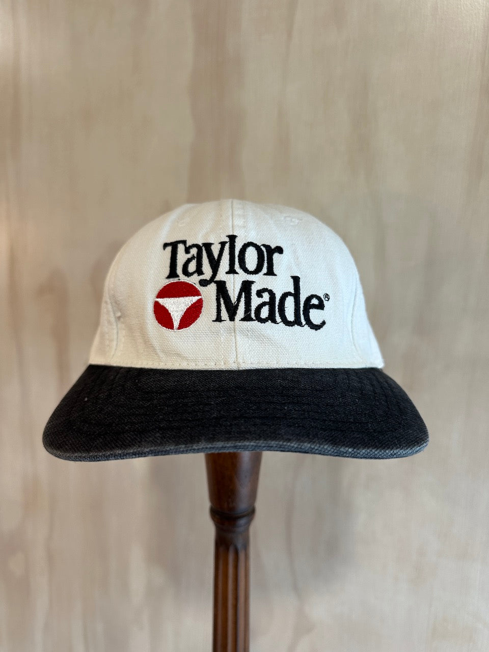 Vintage Taylormade 2-tone Leather Strap Golf Hat