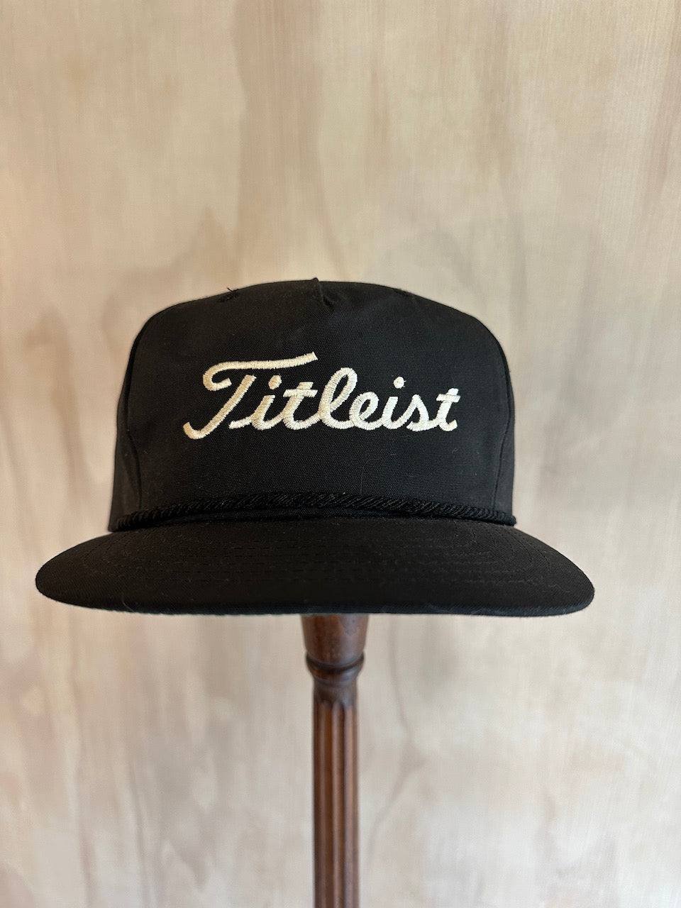 Vintage Titleist Texace Leather Strap Rope Golf Hat