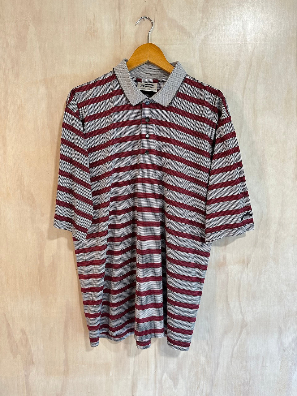 Vintage Slazenger Striped Golf Polo (L)