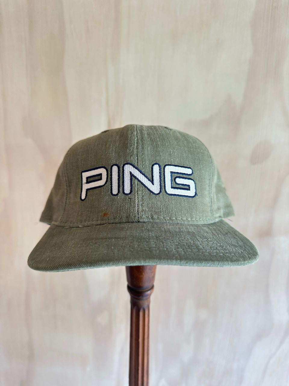 Vintage PING by Karsten Leather Strap Hat