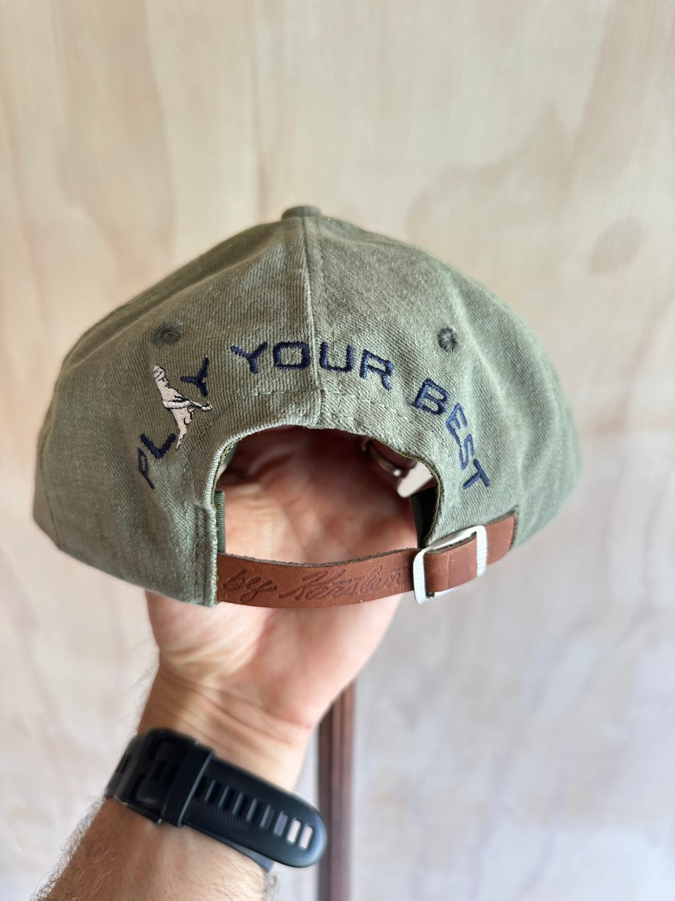 Vintage PING by Karsten Leather Strap Hat