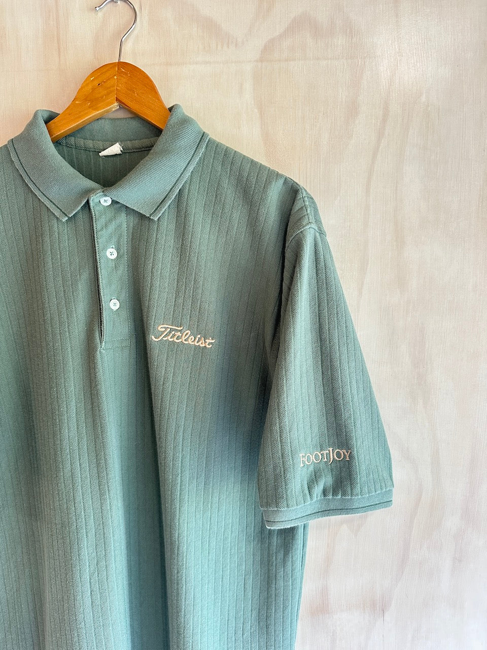 Vintage Titleist Golf Ribbed Polo (Tall M)