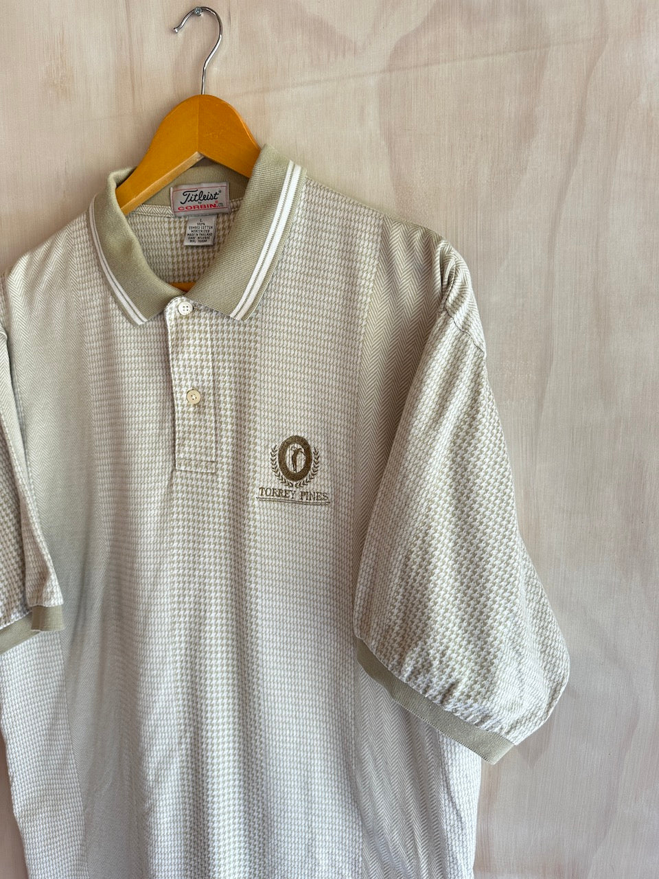 Vintage Titleist Geometric Torrey Pines Golf Polo (L)