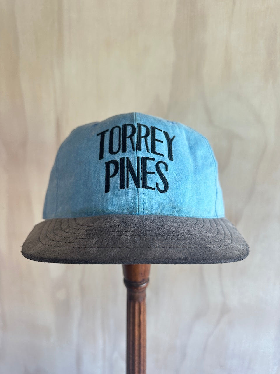 Vintage Torrey Pines Wide Brim Hat Leather Strap by Texace