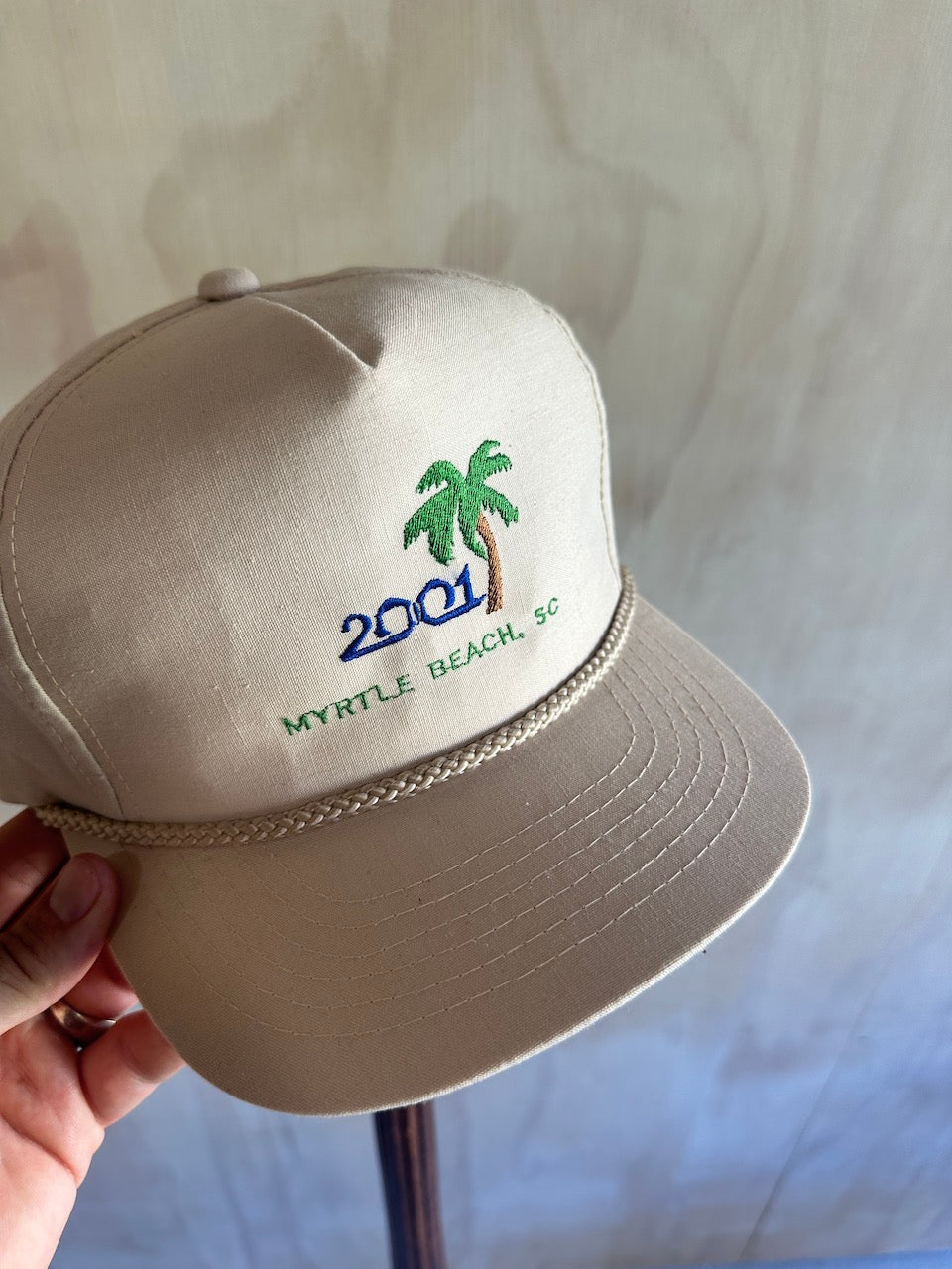 2001 Myrtle Beach Rope Golf Hat Snapback