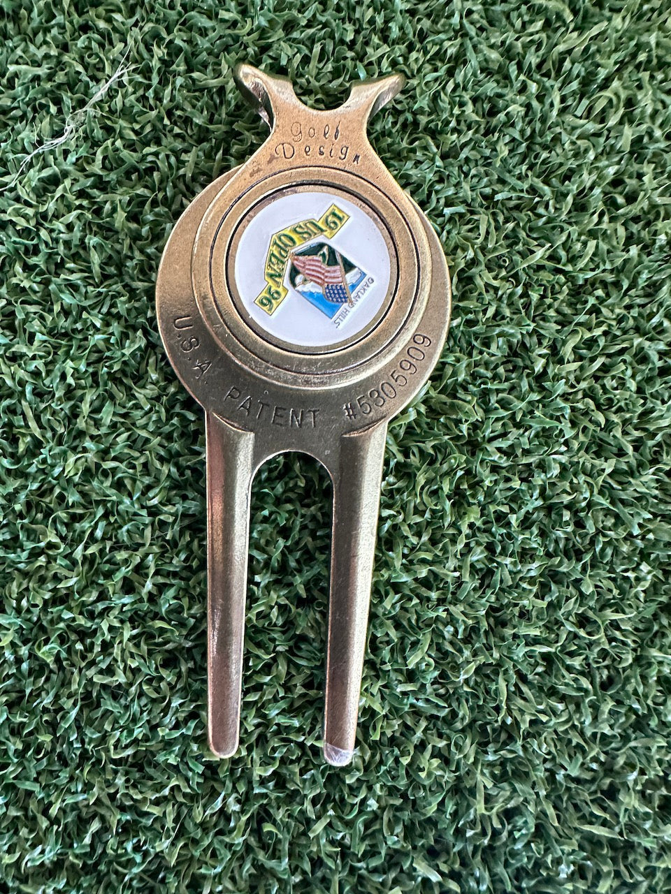 1996 U.S. Open Oakland Hills Double Sided Pitch Repair Tool