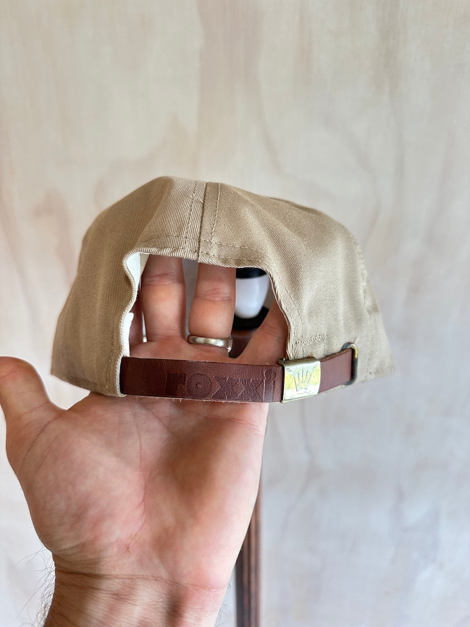 Vintage Laquinta Hat by Roxxi Leather Strap