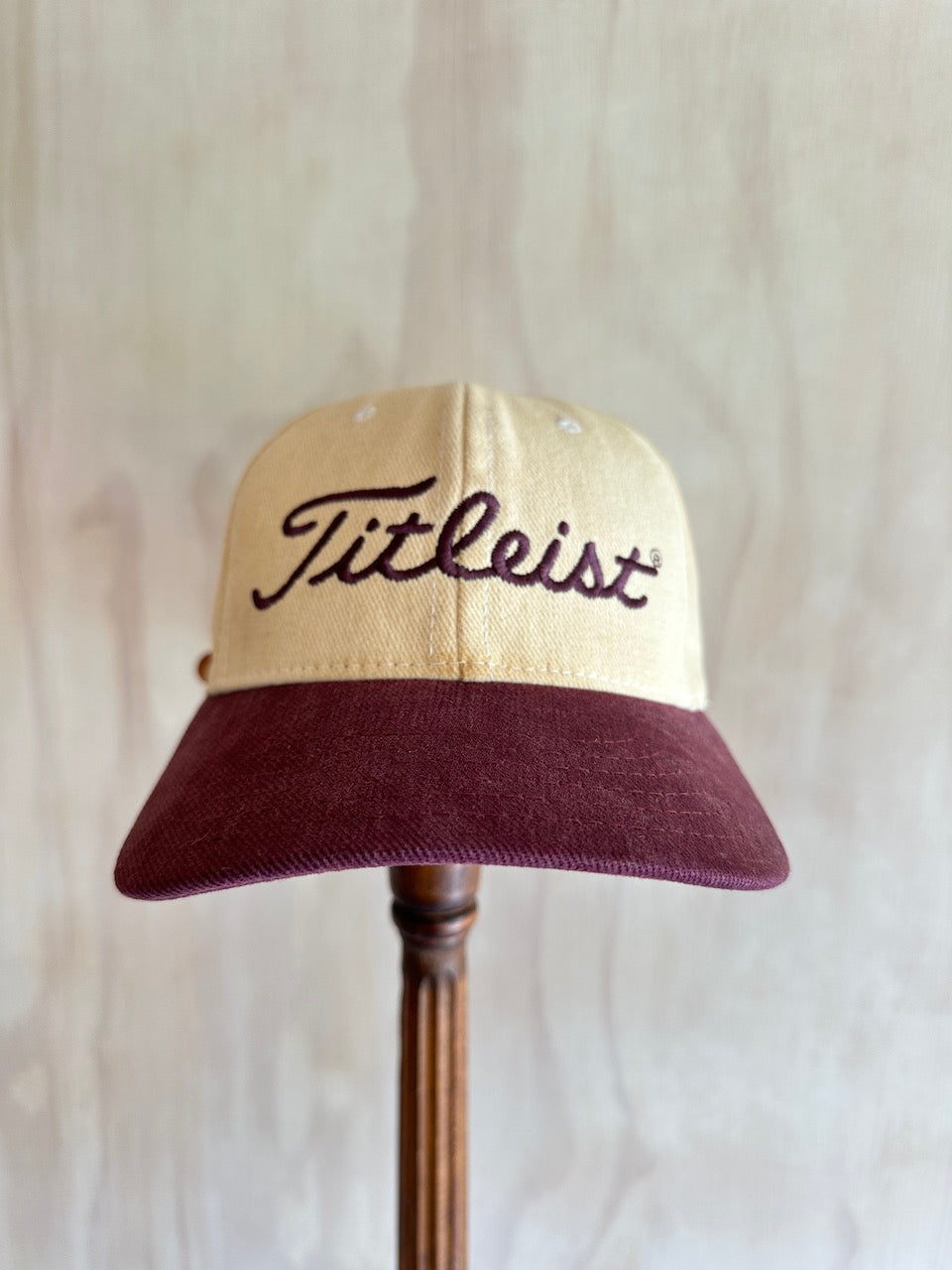 Vintage Titleist Dci 2-Tone Leather Strap Hat