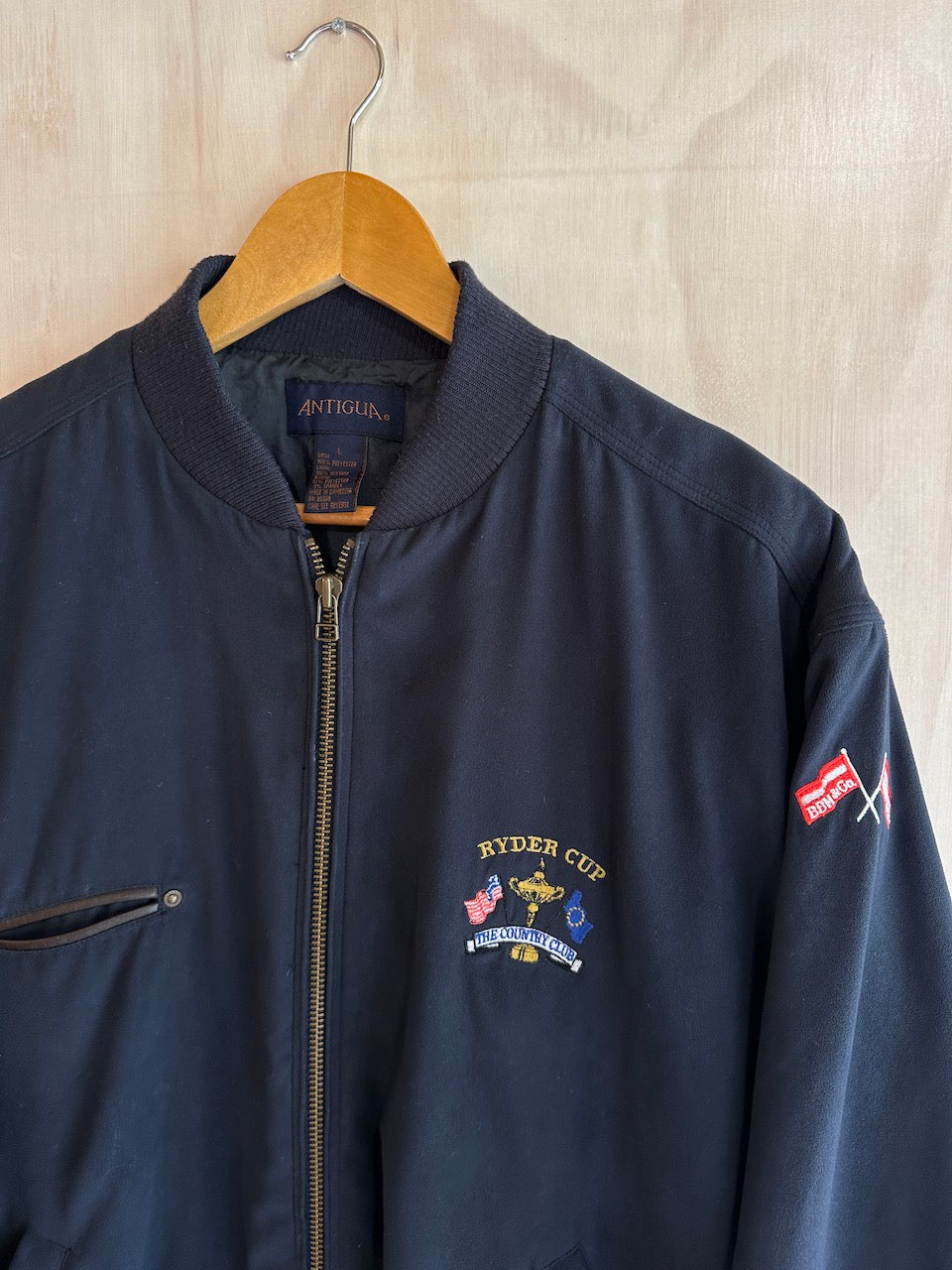 Vintage Ryder Cup The Country Club Bomber Jacket by Antigua (Boxy L)