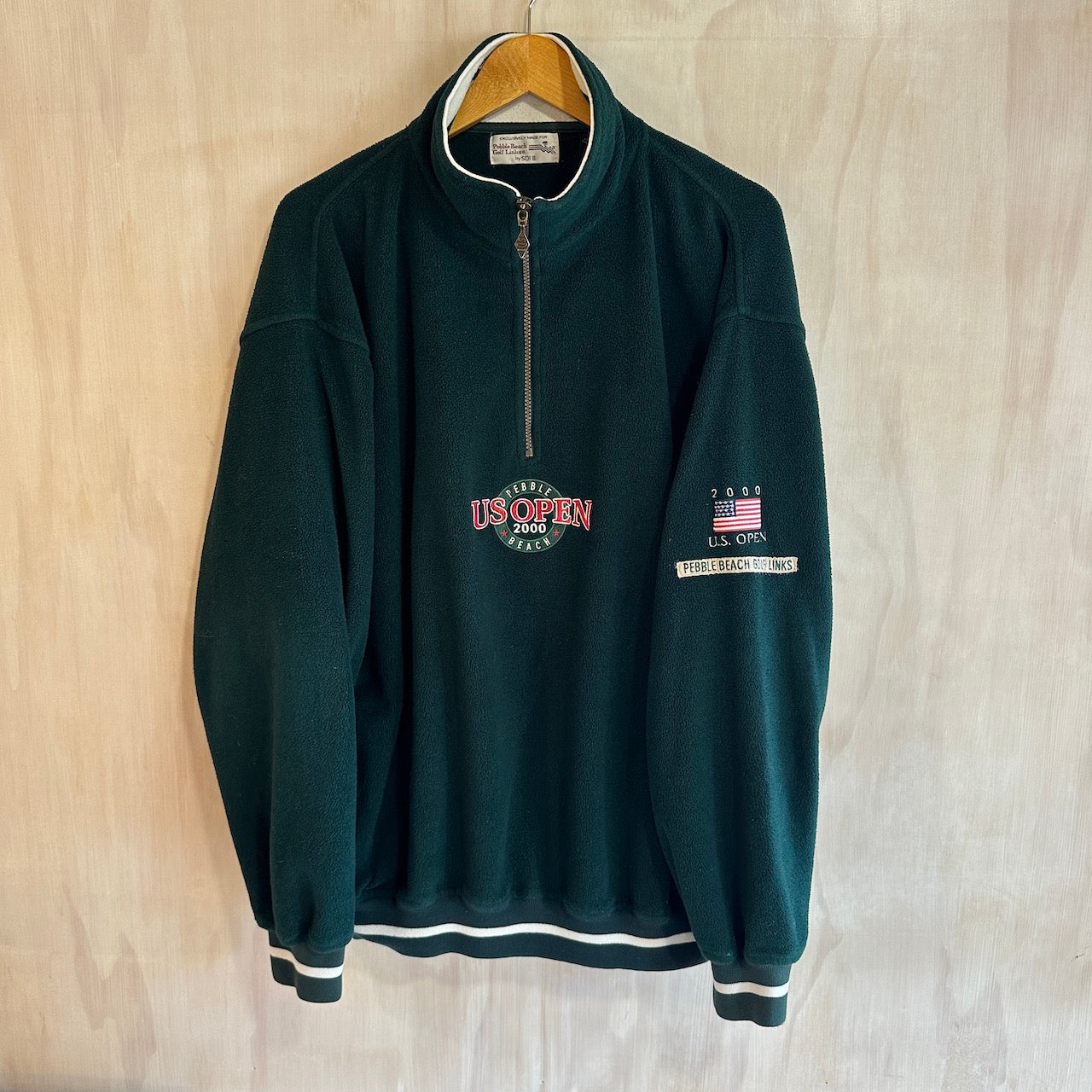 2000 U.S. Open Pebble Beach 1/4 Zip Fleece Jumper (XL)