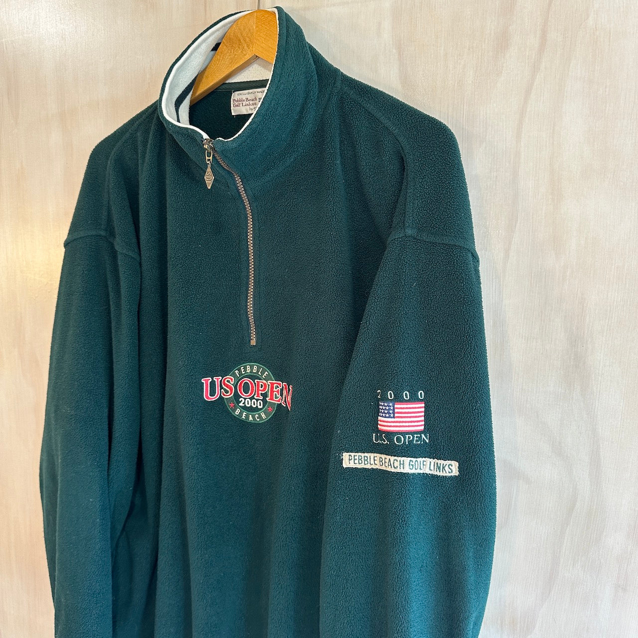 2000 U.S. Open Pebble Beach 1/4 Zip Fleece Jumper (XL)