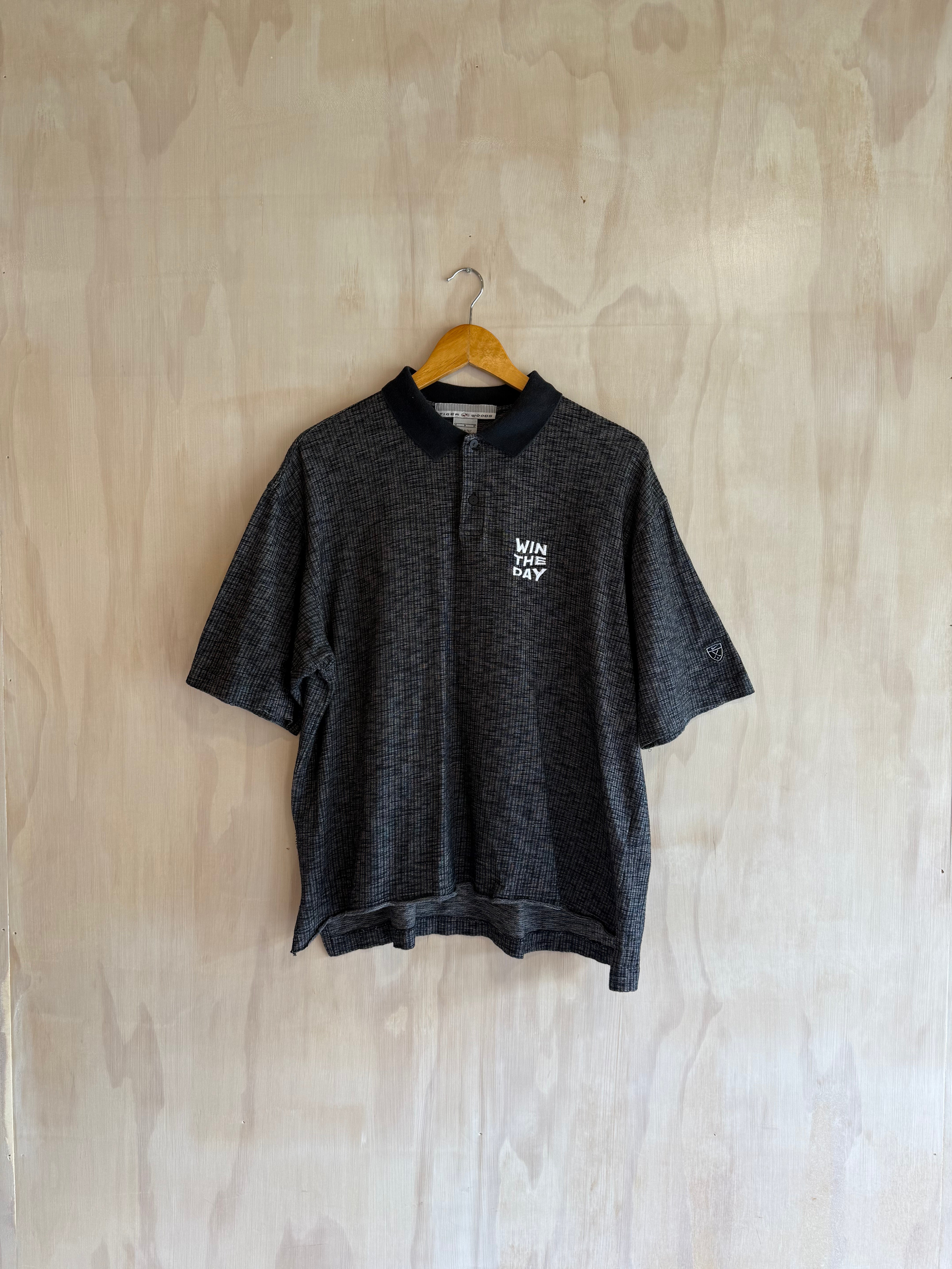 Win The Day embroidered Vintage Nike Polo (M)