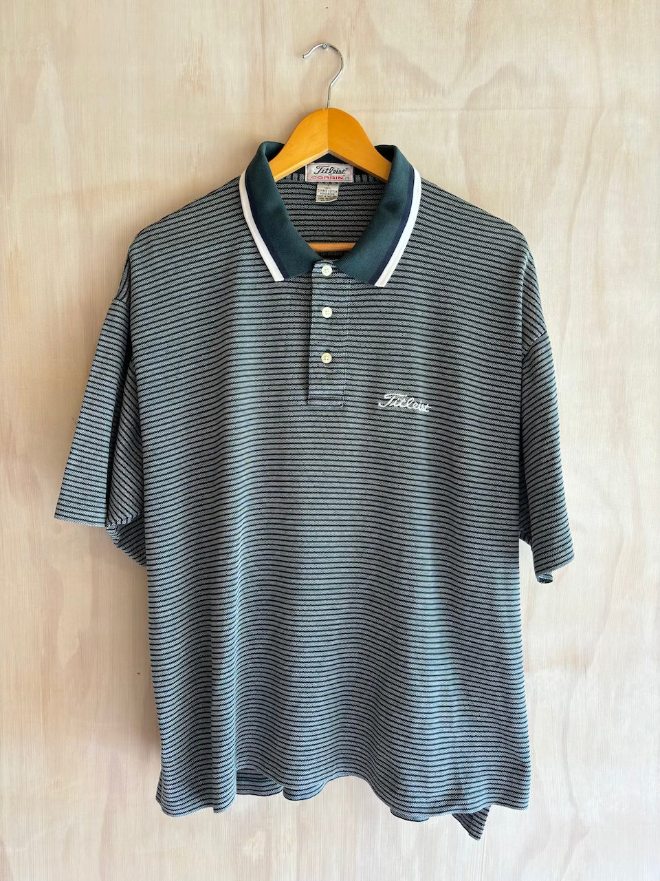 Vintage Titleist Striped Polo (Boxy L)