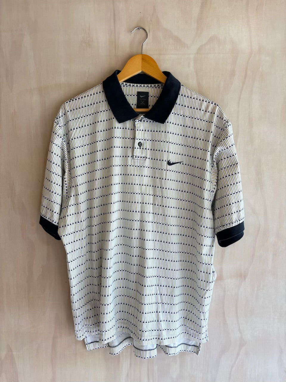 Vintage Tiger Woods Geometric Nike Golf Polo (L)