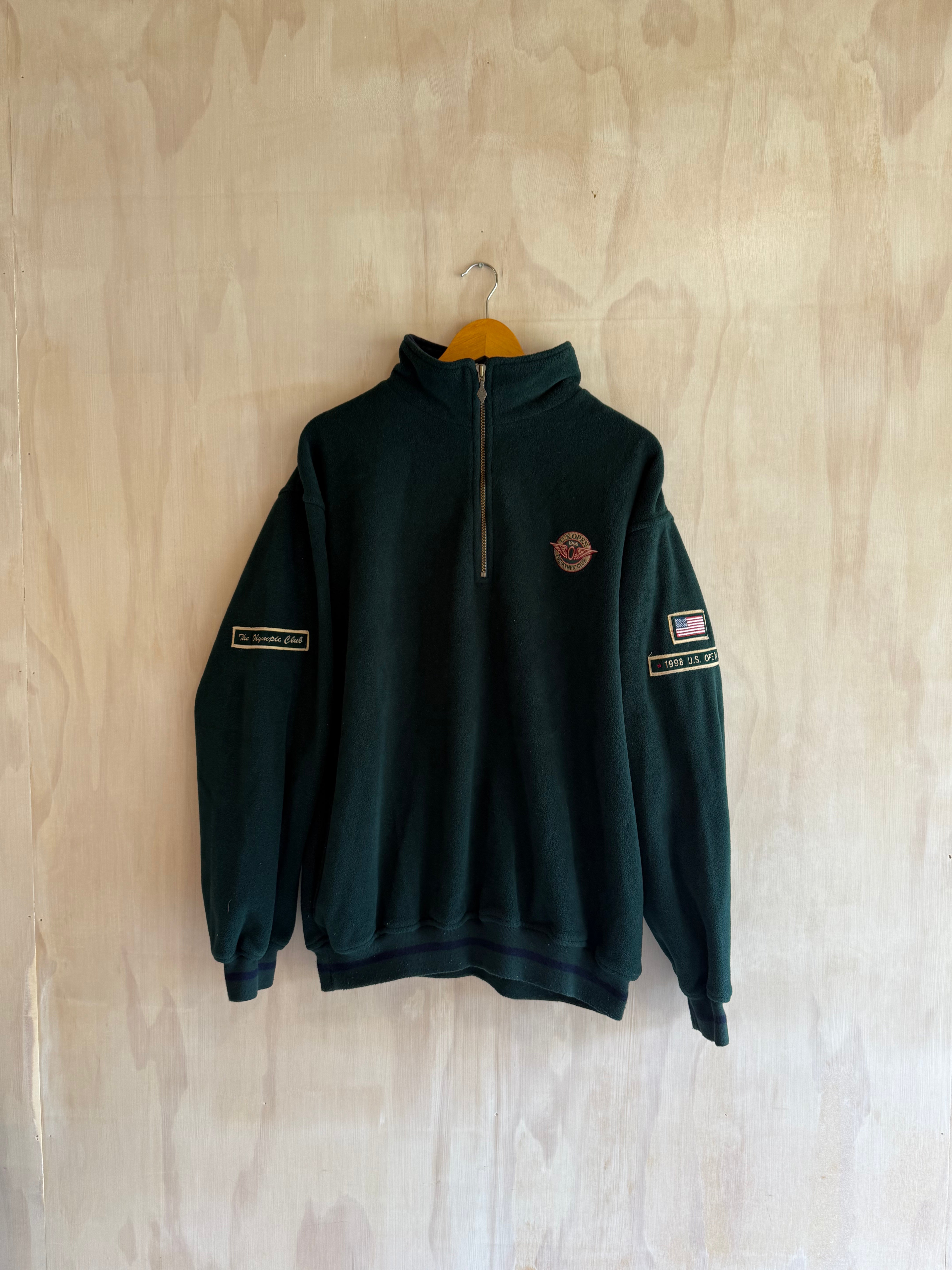 Vintage 1998 U.S. Open the Olympic Club 1/4 Zip Fleece (XL)