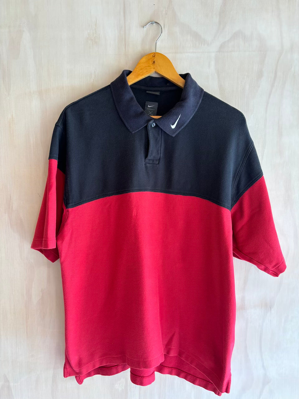 Vintage Tiger Woods Collar Swoosh Nike Golf Polo (L)