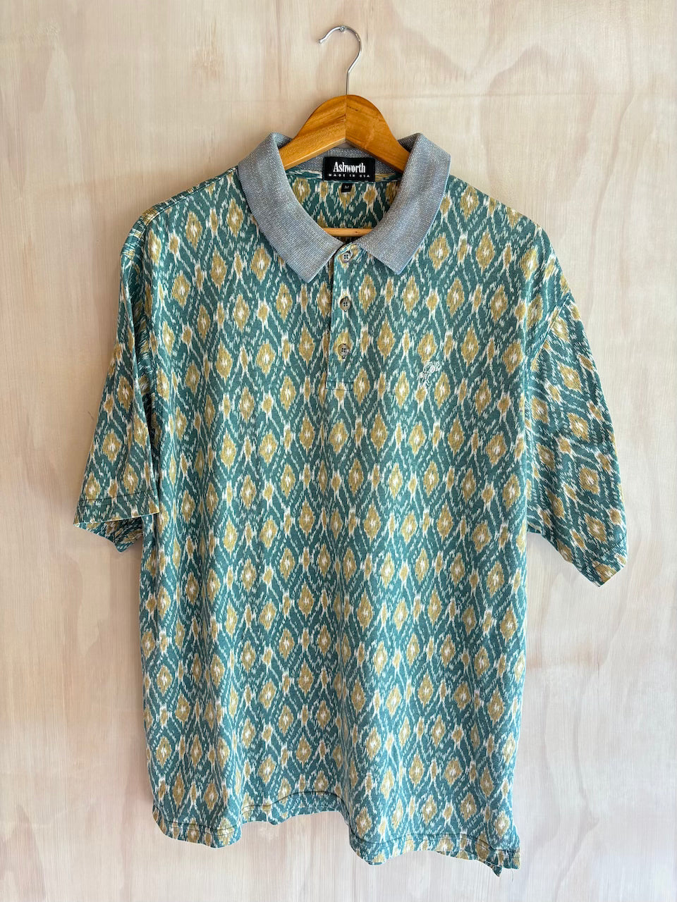 Vintage Abstract Ashworth Polo (XL)