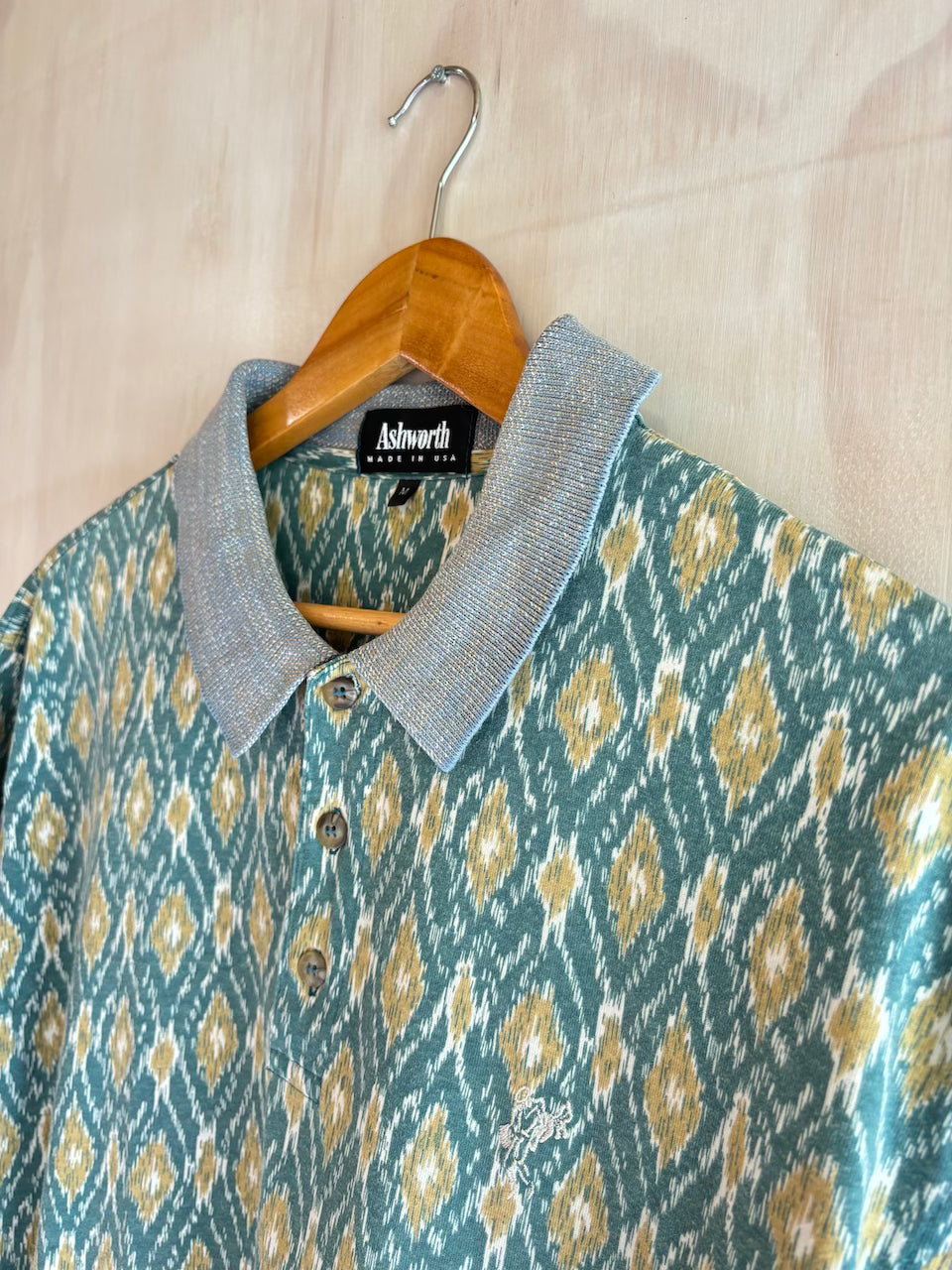 Vintage Abstract Ashworth Polo (XL)