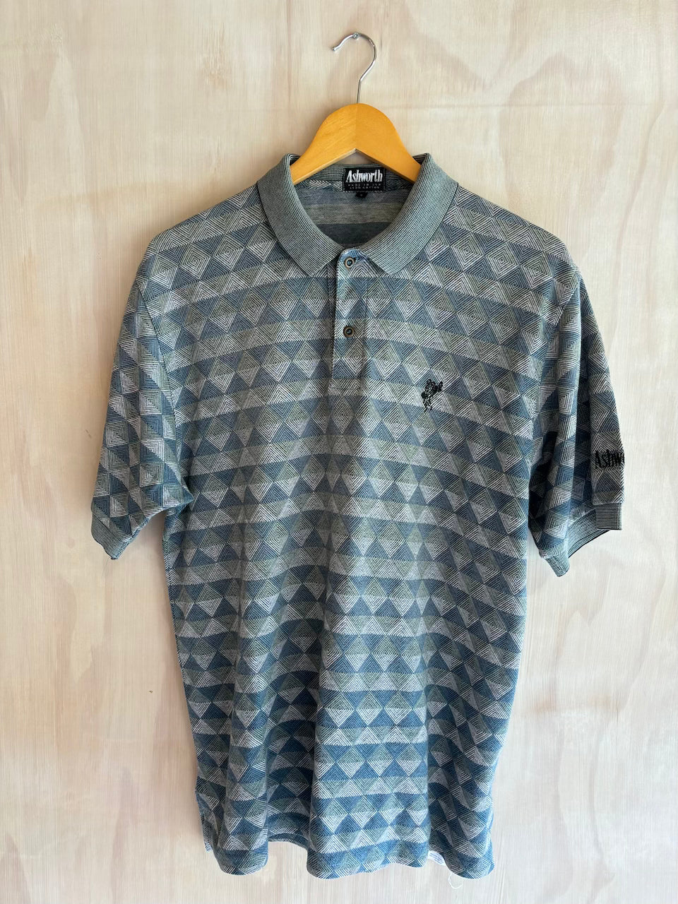 Vintage Geometric Ashworth Polo (L)