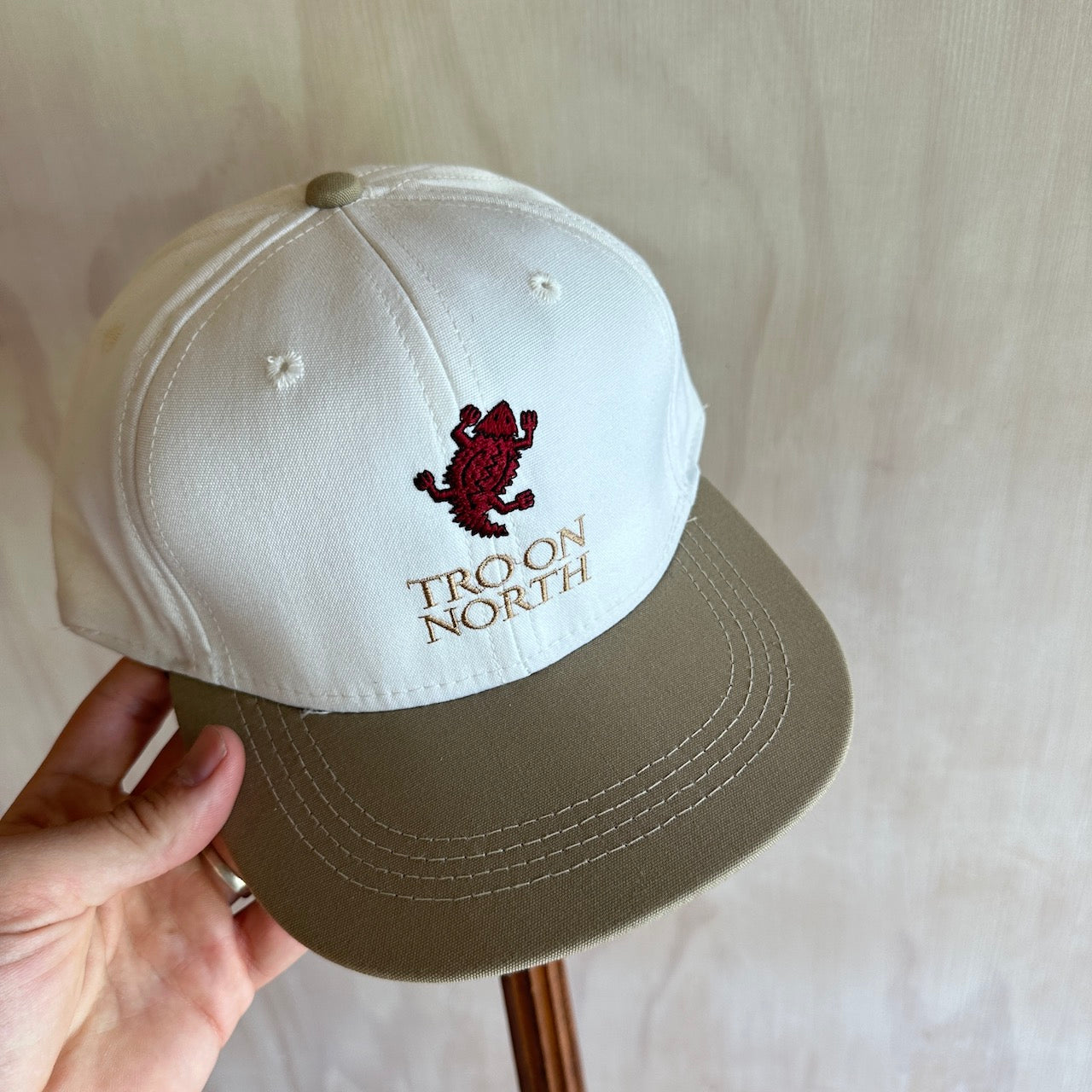 Vintage Troon North Leather Strap Golf Hat by Imperial