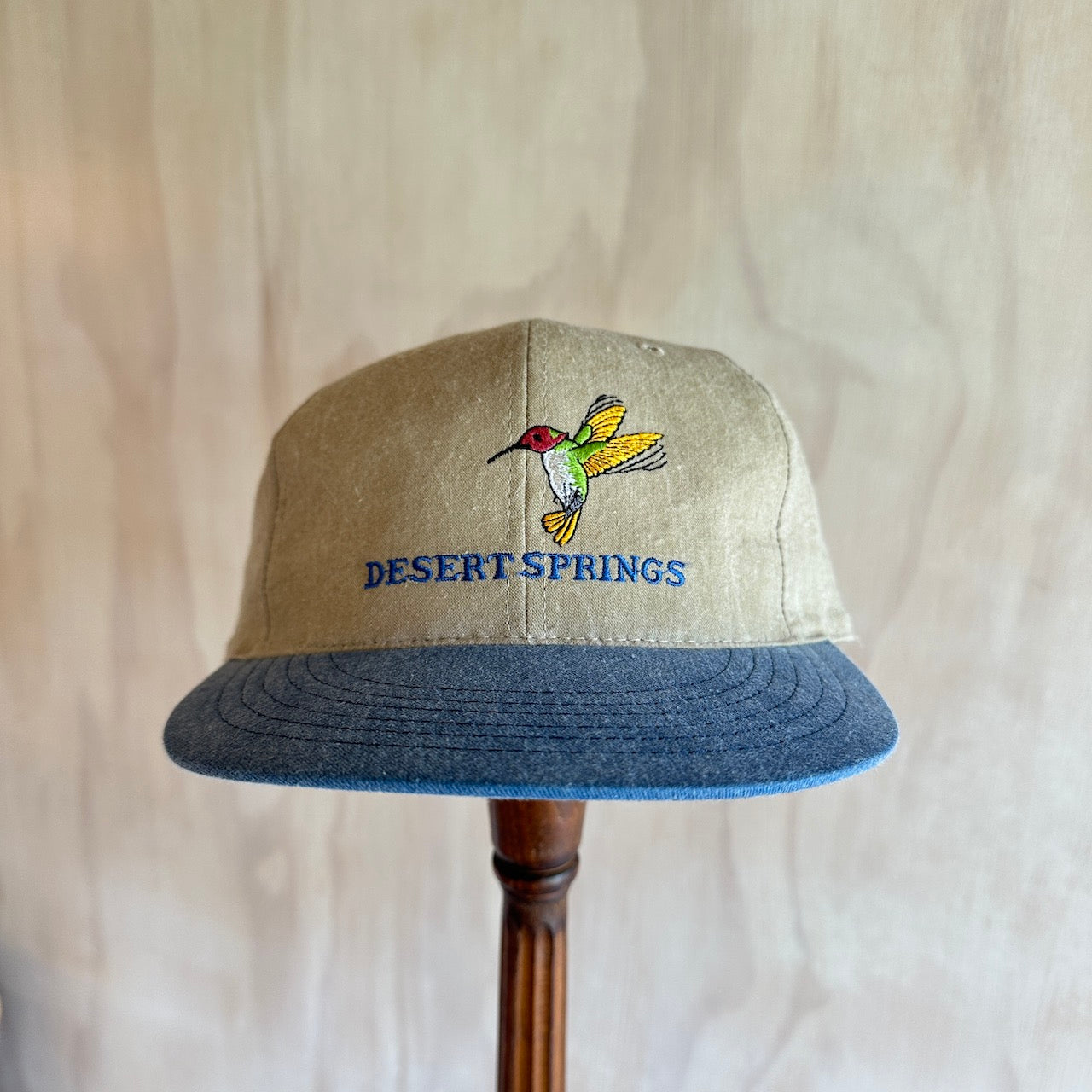 Desert Springs Vintage Wide Brim Golf Hat by Texace Leather Strap