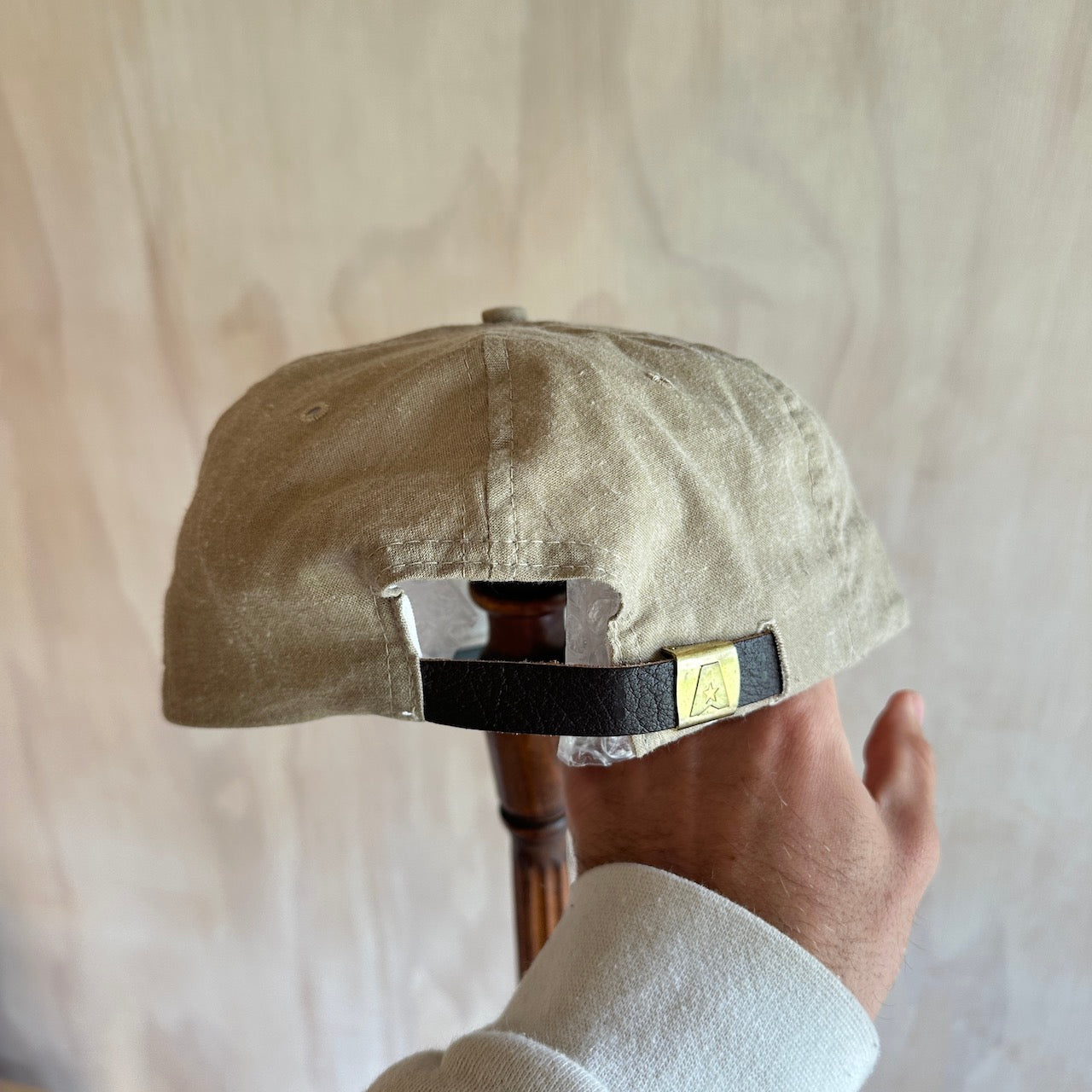 Desert Springs Vintage Wide Brim Golf Hat by Texace Leather Strap