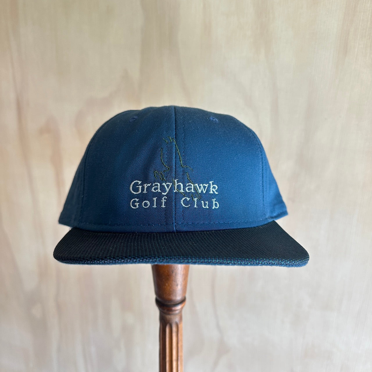 Vintage Gray Hawk Golf Club Hat by Imperial Leather Strap