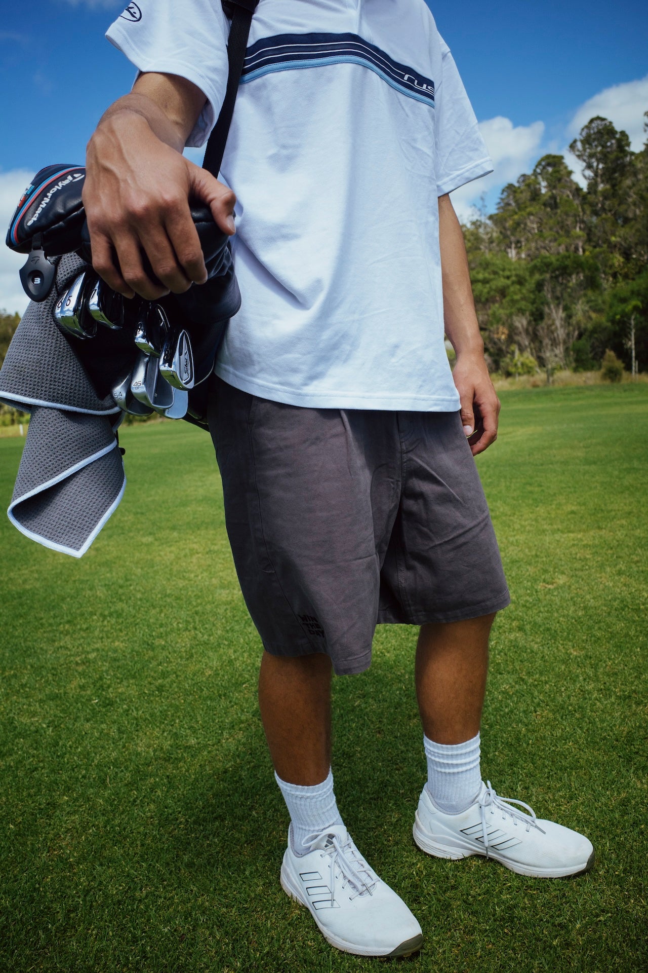 WIN THE DAY * RUSTY Golf Shorts (Baggy Fit)